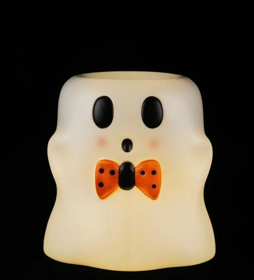 Mr. Halloween 18" Lit Blow Mold Ghost Candy Bowl Battery Operated