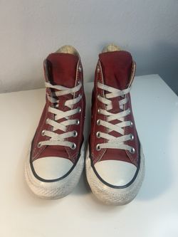 Burgundy Converse