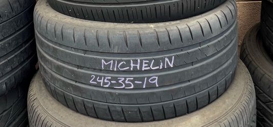 1x used tire 245/35/19 Michelin