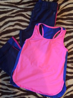 Workout outfit girl's 7-8