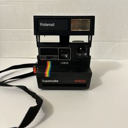 Vintage Polaroid Supercolor 635CL Instant Camera - Not Tested