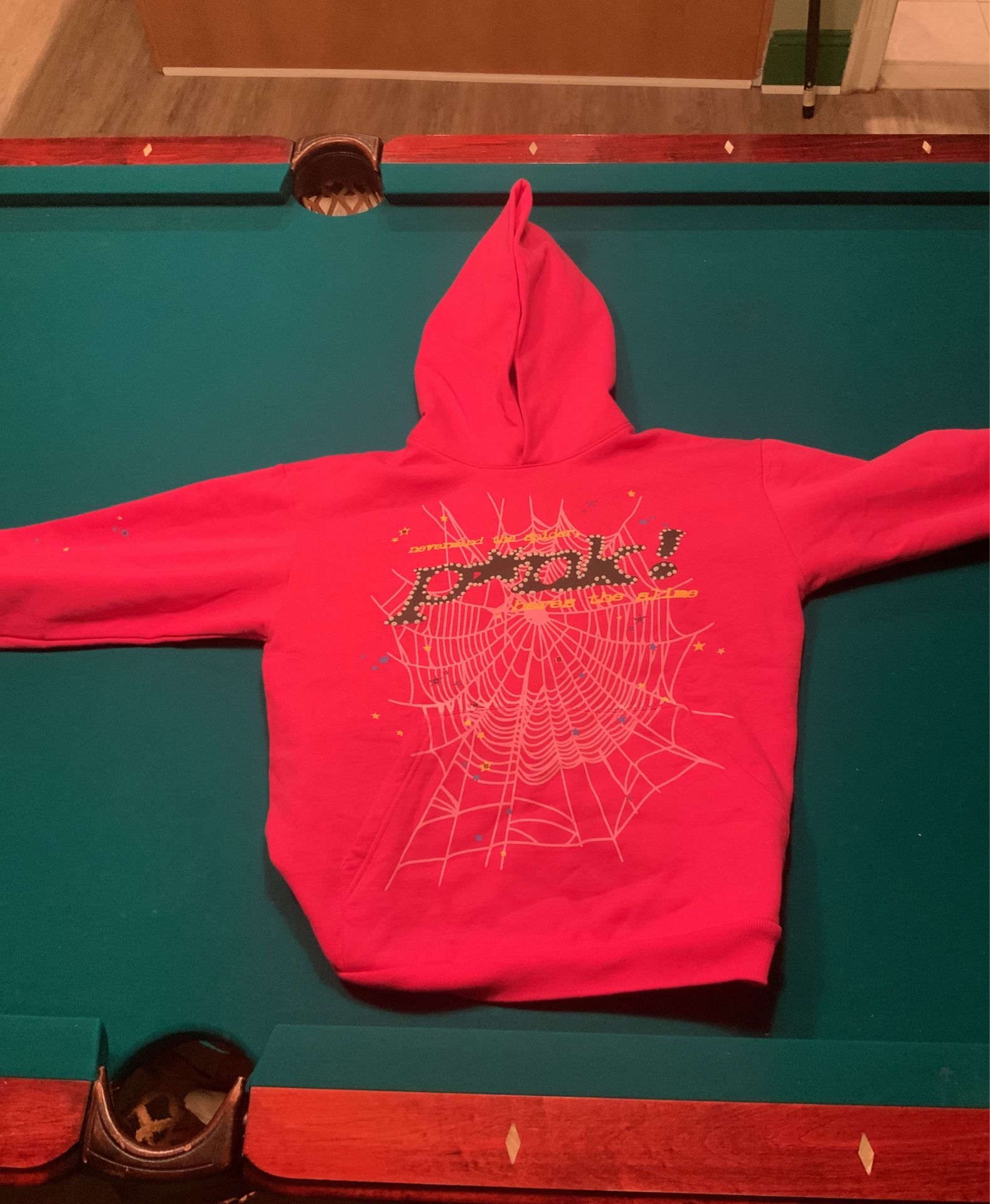 Pink Spider Hoodie
