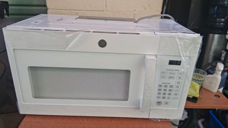 GE 1.6 Cu. Ft. Over-the-Range Microwave in white  model JVM3160DFWW