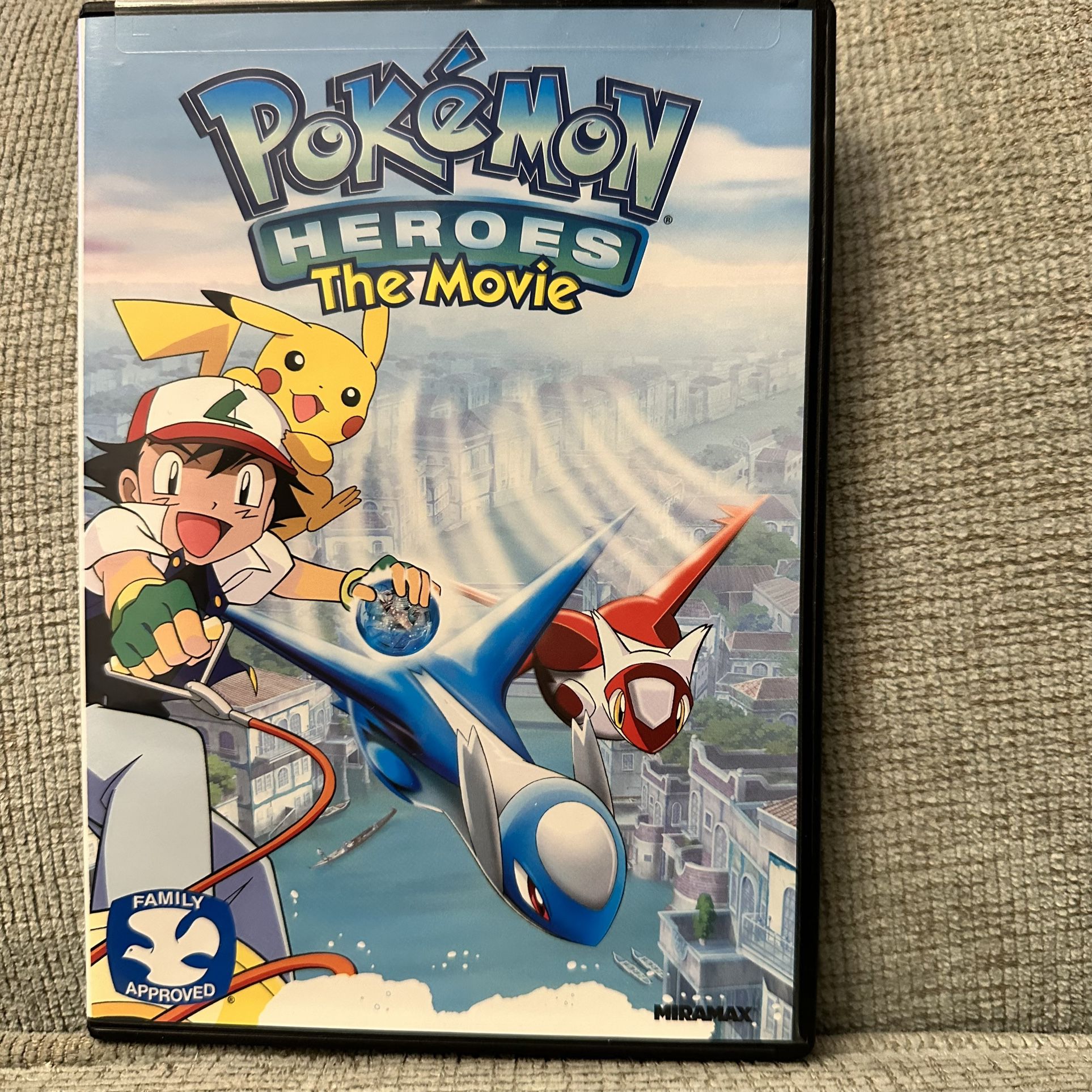 Pokemon Heroes: The Movie DVD Brand New Sealed