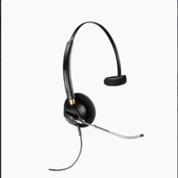 Plantronics EncorePro Monaural Over-The-Head Headset HW510V Black 89435-01