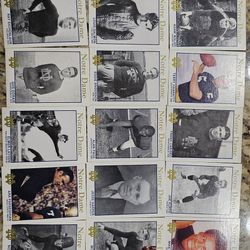 Notre Dame Football Legends - 21 Football Cards