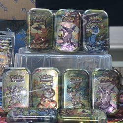 Pokemon Prismatic Evolutions Mini Tin