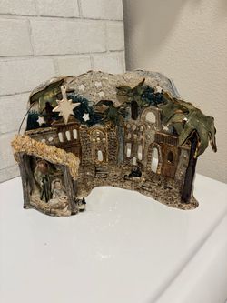 Blue sky Oh Holy Night Nativity