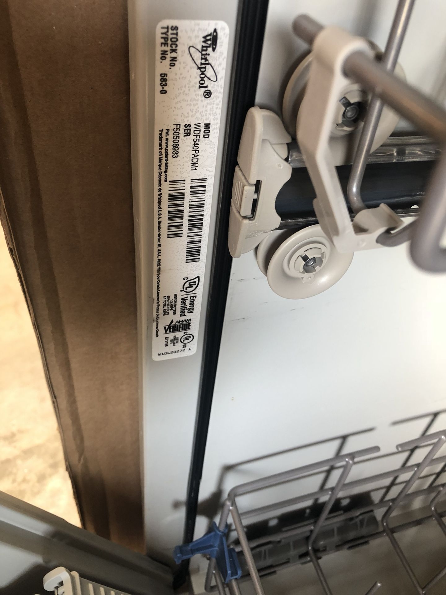 Whirlpool wdf540 cheap