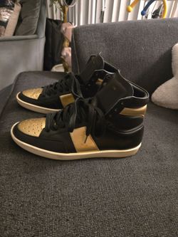 YSL SL-10 Black & Gold sz 40.5 (8.5 US)