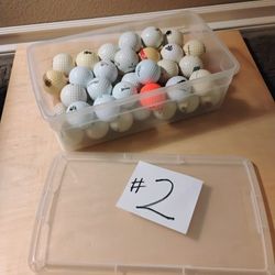 Various Logo Golf Balls 2000s Era Bundle Of 51