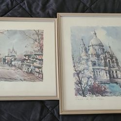 Paris Framed Drawings 