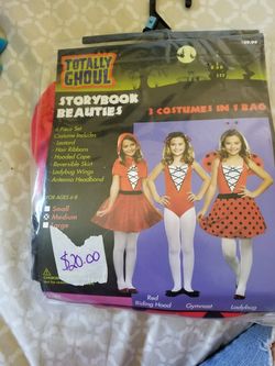 Brand new girl's Halloween costume "story book beauties"