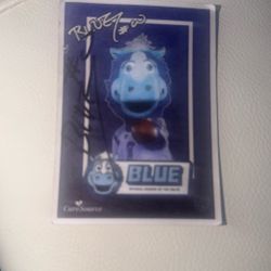 Blue Training Card Signed