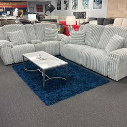 Limited Time Offer✅Gorgeous Light Grey Power Reclining Sofa&Loveseat Available Crazy Deal Only $1999