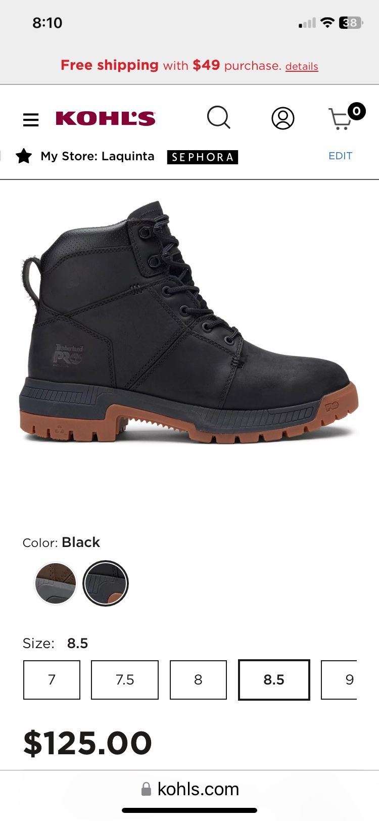 Timberland Pro boots