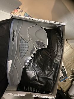 Brand new Jordan 5 wolf grey size 13