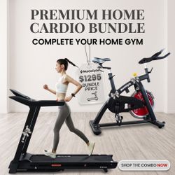 Premium Home Gym Bundle – Treadmill & MuscleCycle Bike Combo