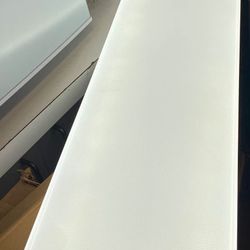 Adjustable Lumen Integrated LED White Wraparound Light Fixture