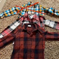 Lot Of 3 -Long-sleeve Shirts And One Sweater 