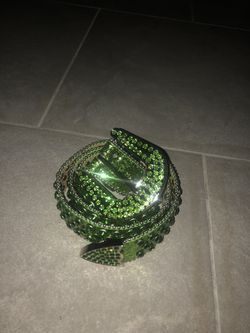 Green Studded Bb Belt 