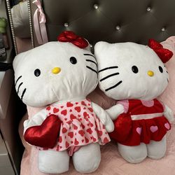 Hello Kitty plushies 