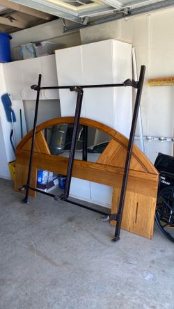 Headboard and frame for queen bed
