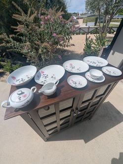 Vintage Cheltenham Rose 5192 Dinnerware Set – 50 Pieces – Made in Japan
