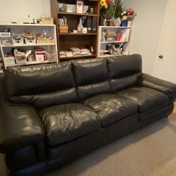 Leather Couch (sofa Combed) Queen Size 