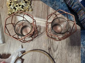 Rose Gold Candle Holders Thumbnail