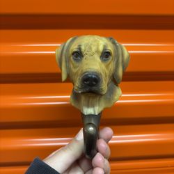 Vintage dog wall decor hook sign handmade