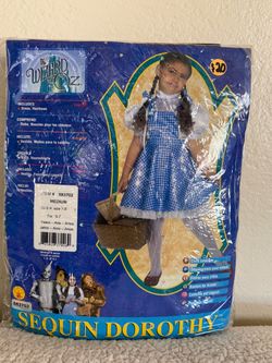 Costume “Sequin Dorothy” The Wizard of Oz  Child Size M (7-8)