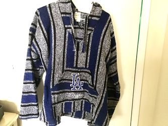 Dodgers Hoodie, Women’s Large, Woven Sweater Long Sleeve, New