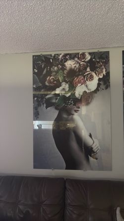 Glass wall art