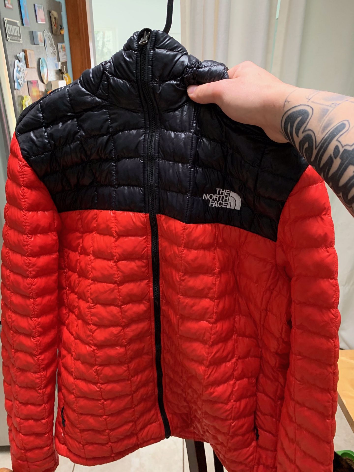 North face bubble coat large