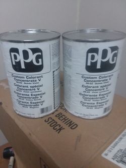 Coloring two color paint tint