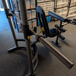 Cash Or Trade Gold's Gym Weight Bench Squat Rack