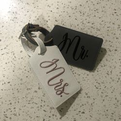 Mr Mrs Travel Tag 