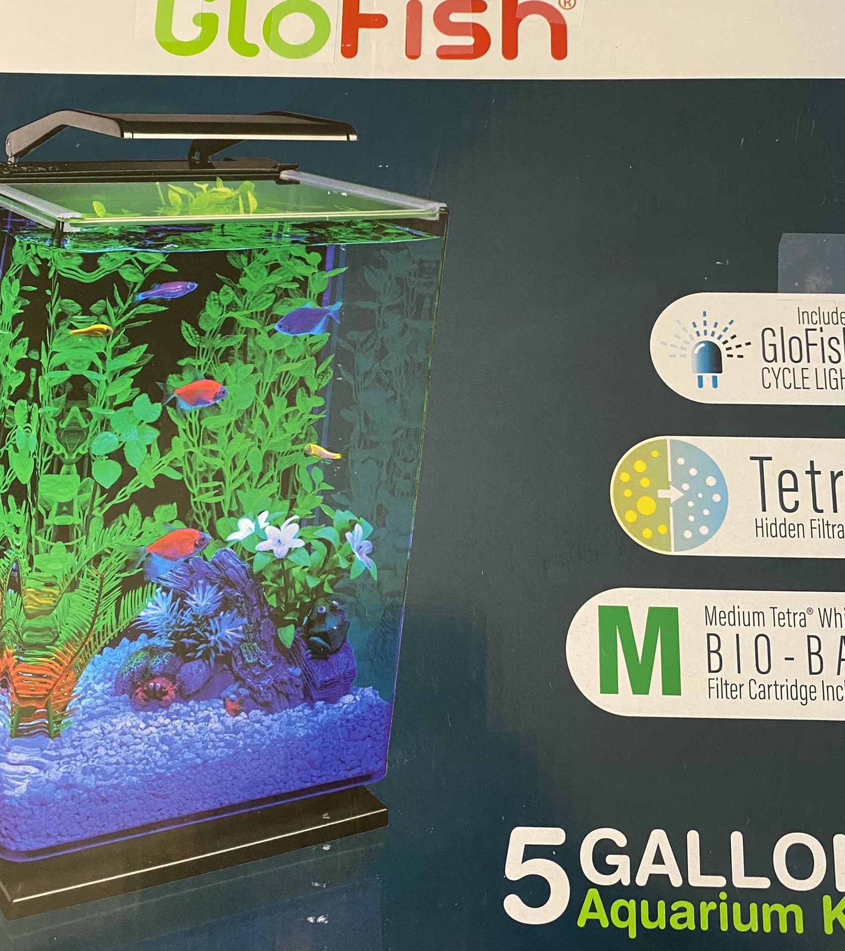 GLO FISH 5 Gallon Aquarium Kit