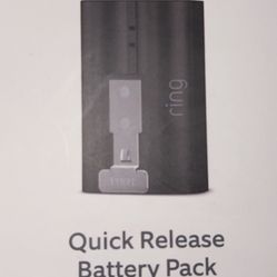 Ring Quick Release Batter Pack