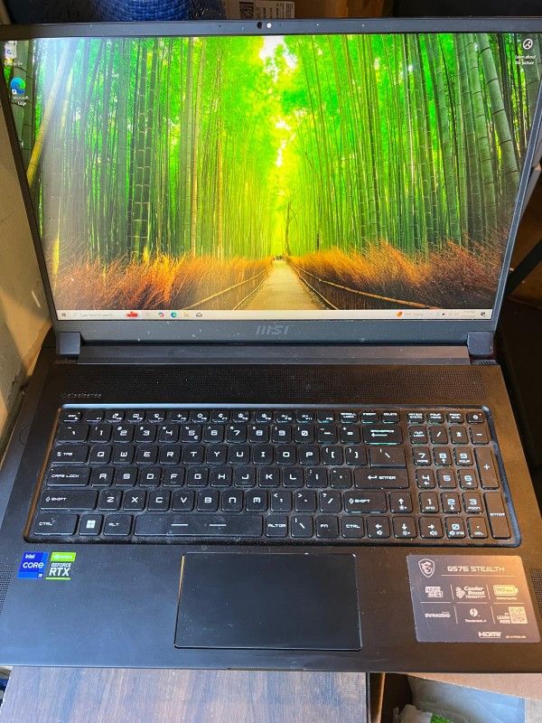 Gaming Laptop Msi Gs76 Intel Core i9 32gb Ram 1tb Ssd Rtx 3070 Open To Trades