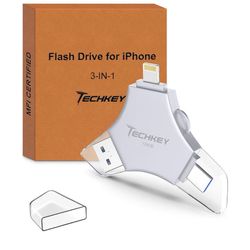 MFi Certified USB 3.0 Flash Drive 128GB for iPhone,