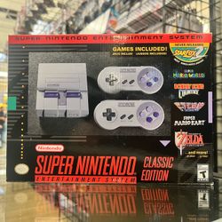 Super Nintendo Entertainment System SNES Classic Edition Mini Console Brand New