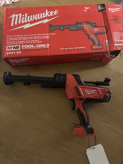 Brand new in box Milwaukee Cordless Caulk and adhesive Gun (Tool only) 