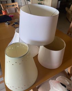 Assorted lamp shades