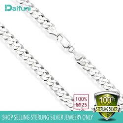 Men’s 925 Sterling Silver Cuban Link Chain 4mm 24 I inch