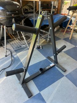Plate weight rack