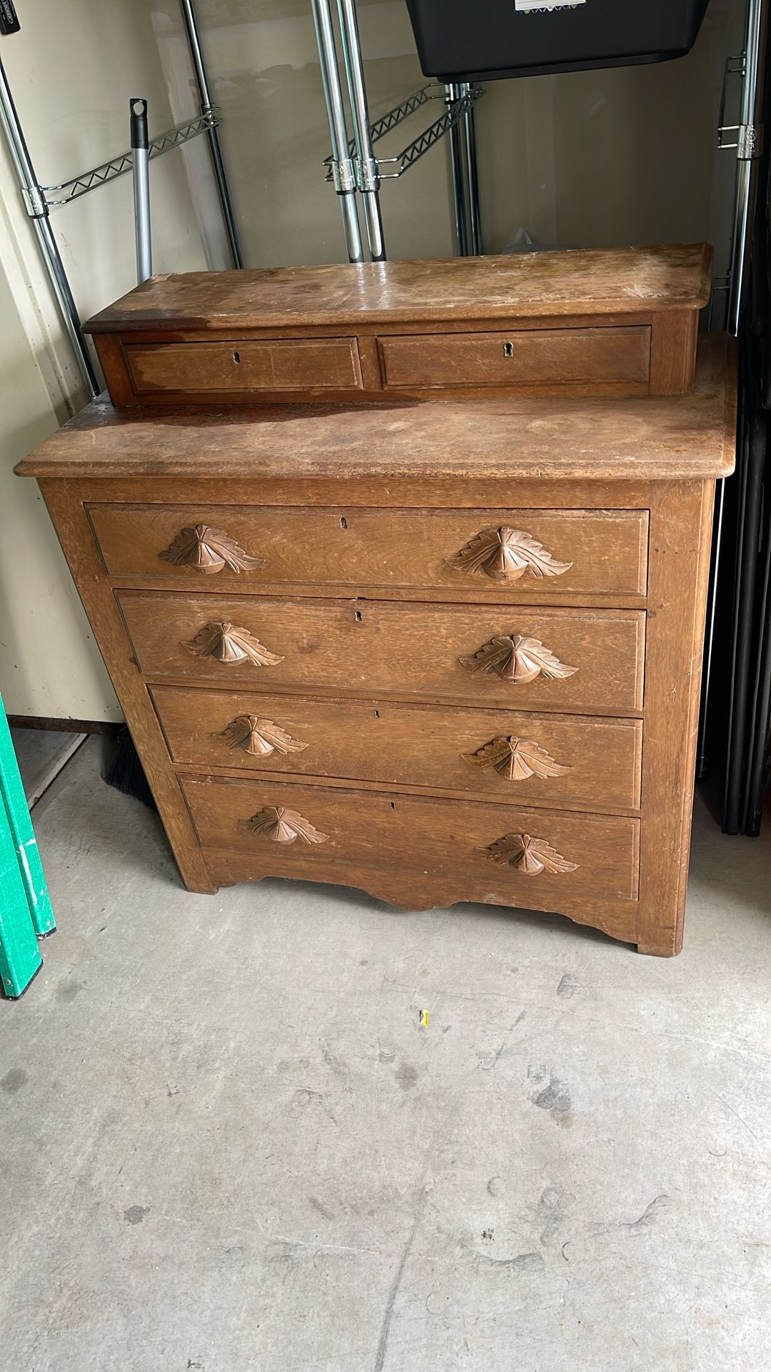 Very Old Dresser Not Sure Of The Year Probably Early 1900S
