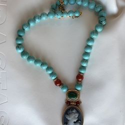 Vintage Turquoise Necklace 