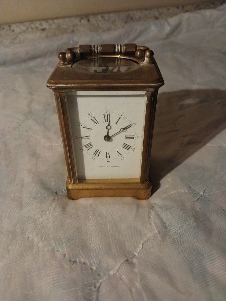 Jenner and Knewstub brass clock